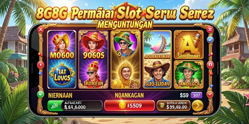 Screenshot 8G8G menampilkan aksi permainan Slot yang seru dan mendebarkan.