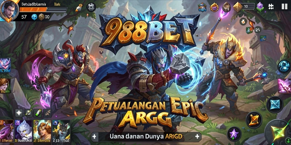 Tampilan gameplay 988BET yang penuh aksi dan strategi.