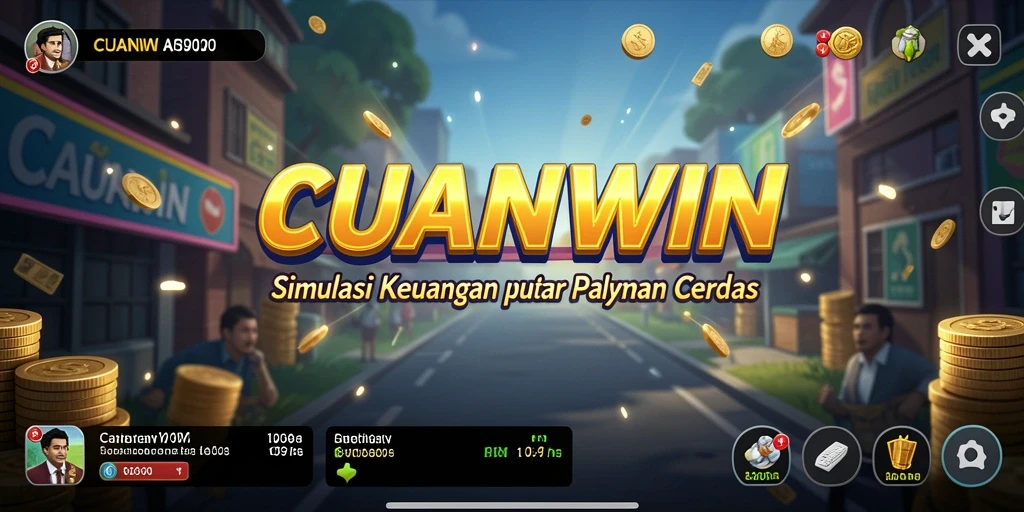 Tampilan gameplay CUANWIN yang mendidik dan interaktif.