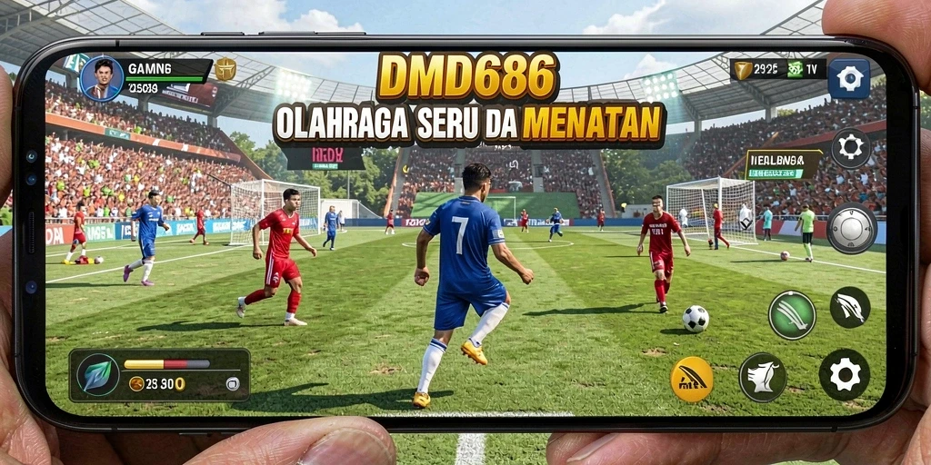 Tampilan menarik dari gameplay DMD686 yang seru dan kompetitif.