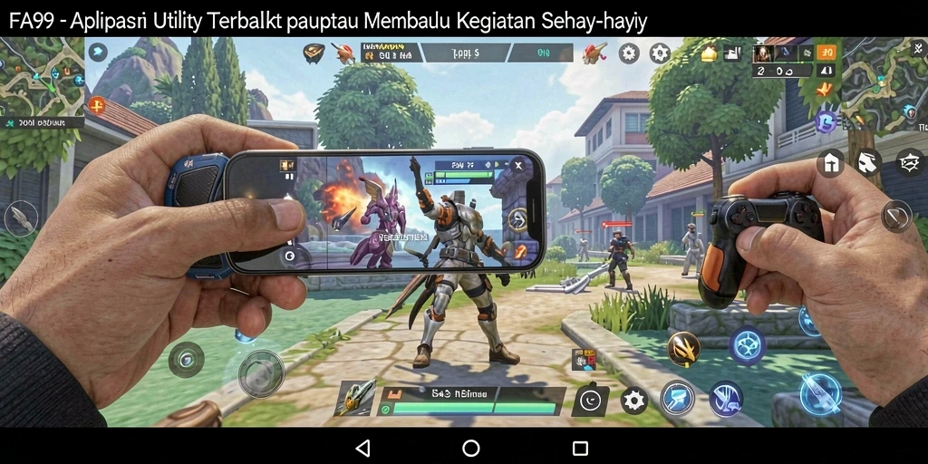 Screenshot utama FA99 menampilkan antarmuka sederhana dan fungsionalitas yang intuitif.