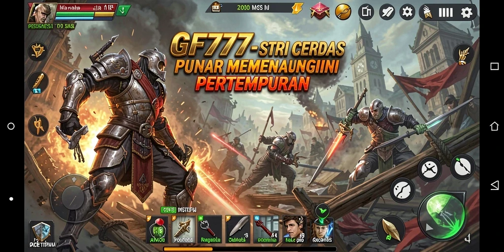 Tangkapan layar dari gameplay seru GF777 dengan strategi pertempuran yang mendebarkan.