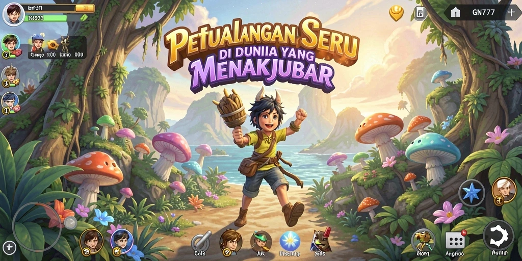 Gameplay menakjubkan di dunia petualangan GN777.