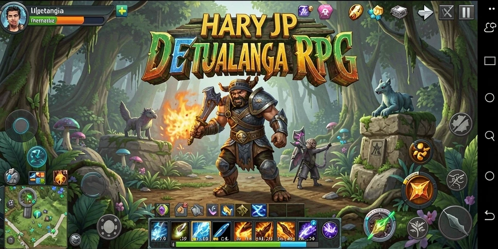 Tampilan gameplay menarik dengan karakter unik di <strong>HARAPJP</strong>