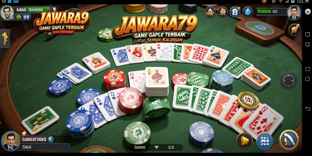 Tampilan Gameplay JAWARA79 Menyerupai Games Gaple Klasik