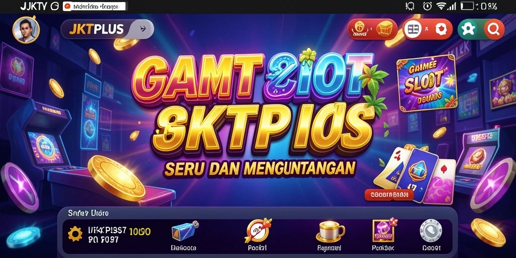 Tampilan menarik dari gameplay Slot JKTPLUS yang mendebarkan.