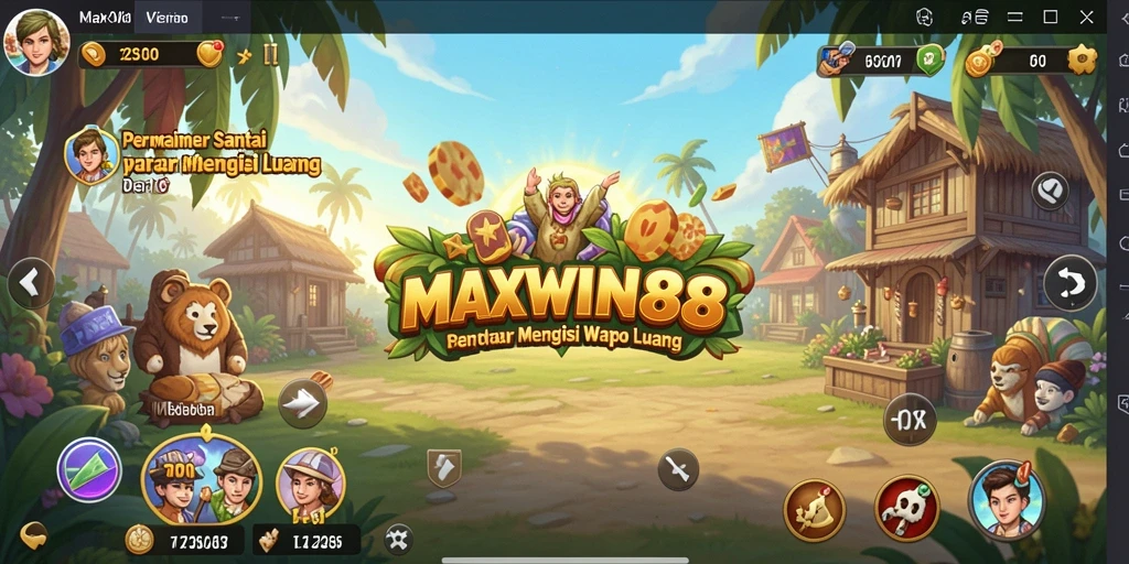 Screenshot gameplay <strong>MAXWIN88</strong> memperlihatkan keseruan permainan yang sederhana dan menyenangkan.