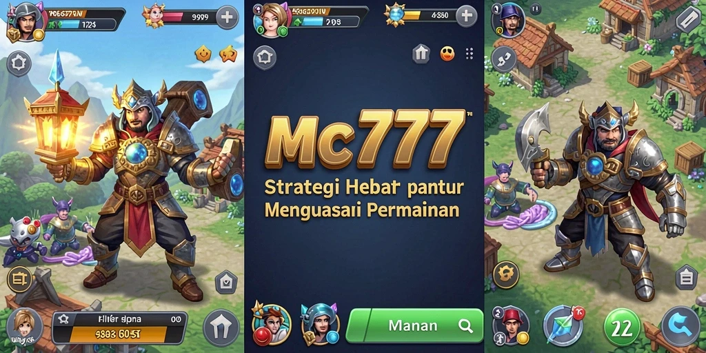 Tampilan gameplay menarik dari MC777 dengan elemen strategi yang mendalam.
