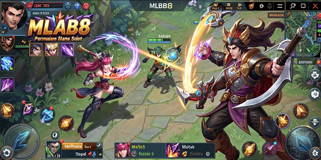 Tampilan menawan dari gameplay Slot yang penuh warna.