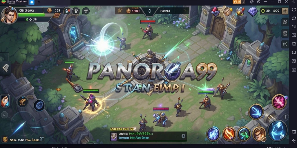 Tampilan gameplay PANDORA99 yang penuh strategi dan aksi.