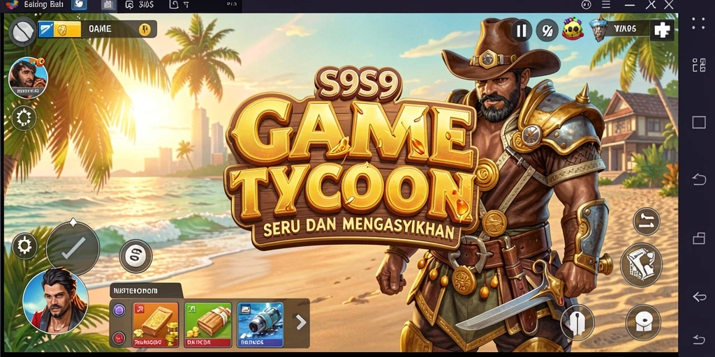 Tampilan gameplay S9S9 yang penuh warna dan interaktif.