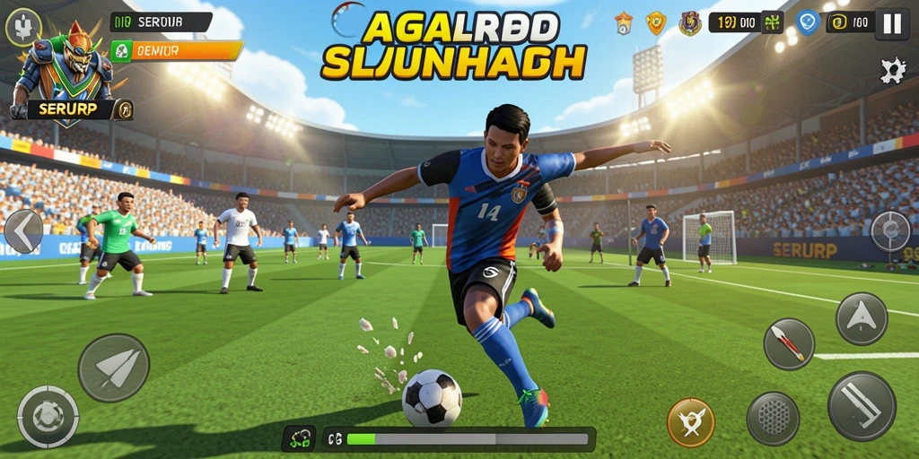 Tampilan gameplay SERURP yang menegangkan dan interaktif.