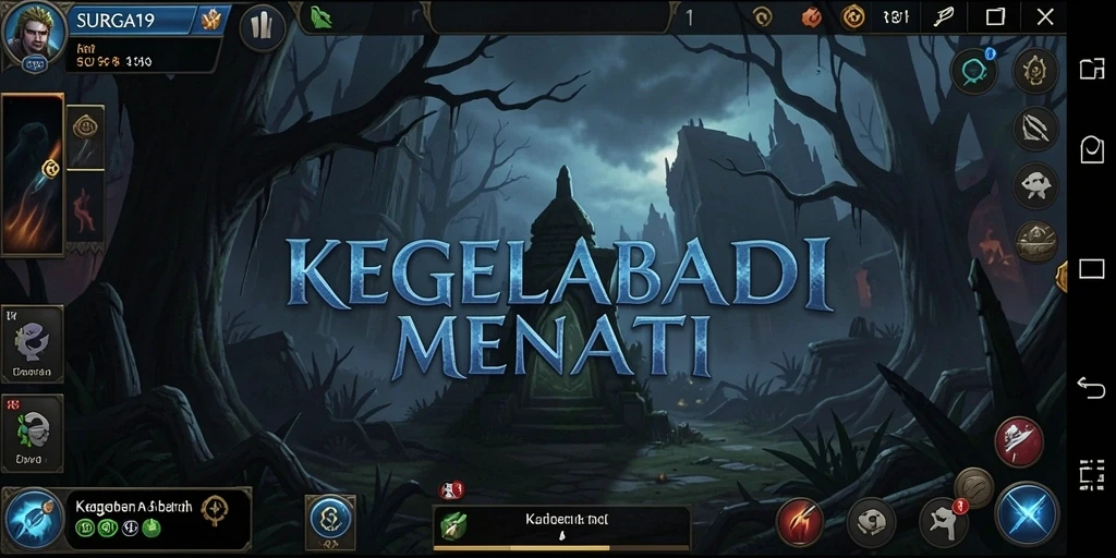 Gameplay SURGA19 yang menegangkan dan mencekam dalam suasana Horror.