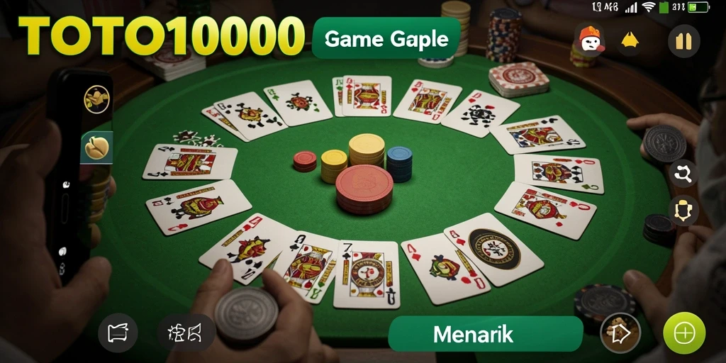 Tampilan utama gameplay TOTO1000 yang seru dan interaktif.
